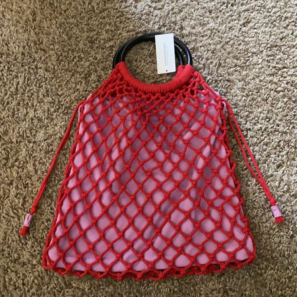 Banana Republic Netting Tote Bag